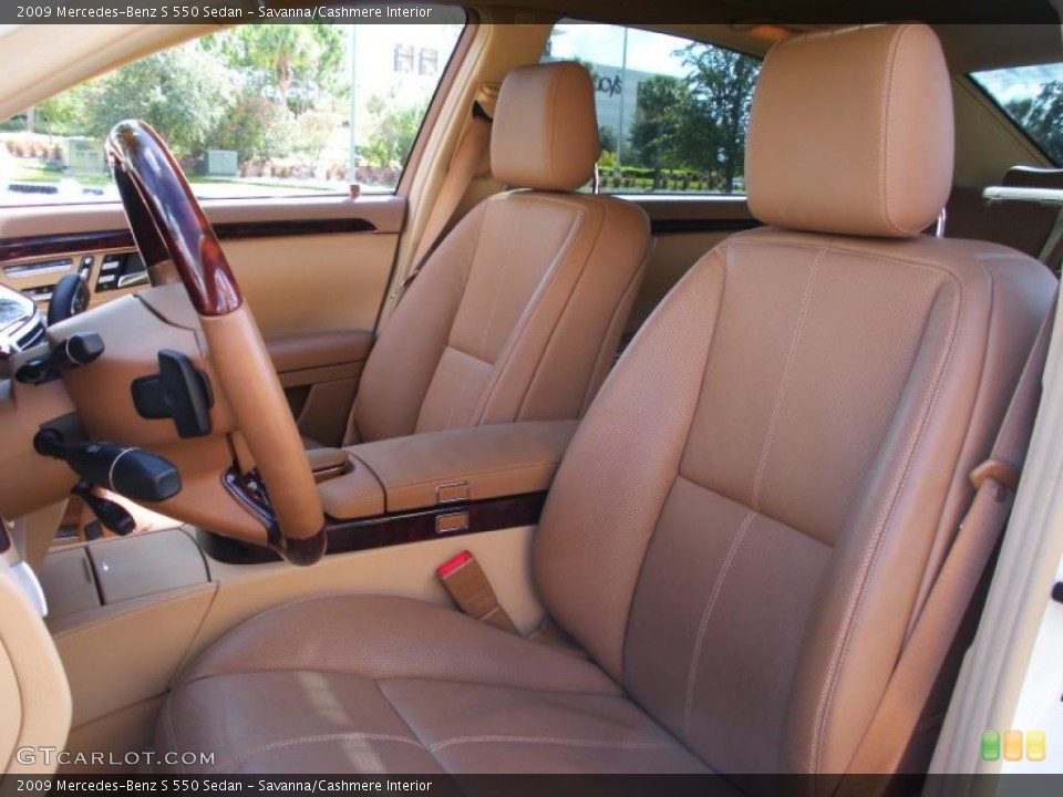 Savanna/Cashmere Interior Photo for the 2009 Mercedes-Benz S 550 Sedan #38744852