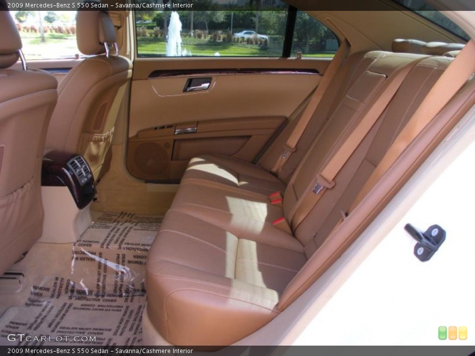 Savanna/Cashmere Interior Photo for the 2009 Mercedes-Benz S 550 Sedan #38744872
