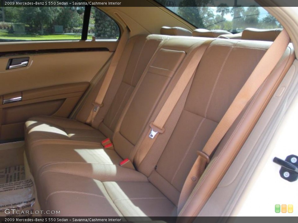 Savanna/Cashmere Interior Photo for the 2009 Mercedes-Benz S 550 Sedan #38744892