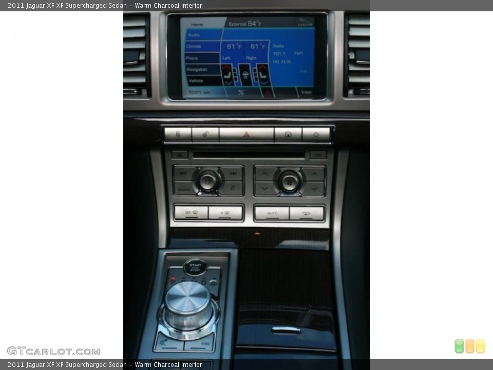 Warm Charcoal Interior Controls for the 2011 Jaguar XF XF Supercharged Sedan #38744936