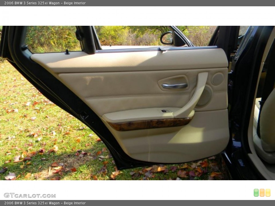 Beige Interior Door Panel for the 2006 BMW 3 Series 325xi Wagon #38746012