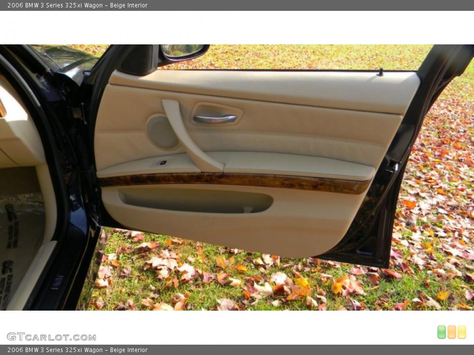 Beige Interior Door Panel for the 2006 BMW 3 Series 325xi Wagon #38746048