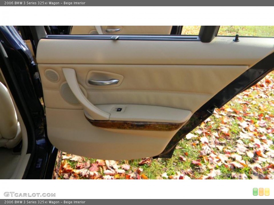 Beige Interior Door Panel for the 2006 BMW 3 Series 325xi Wagon #38746064