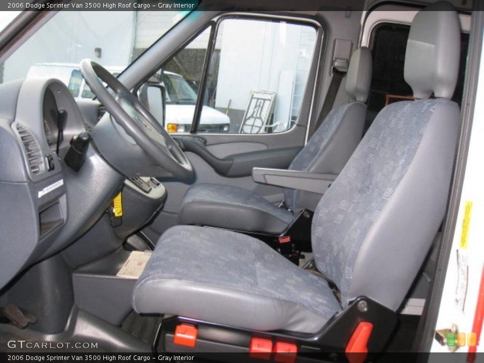 Gray Interior Photo for the 2006 Dodge Sprinter Van 3500 High Roof Cargo #38746416