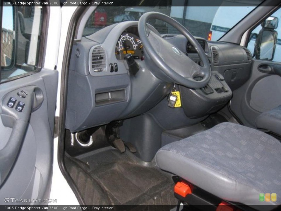 Gray Interior Photo for the 2006 Dodge Sprinter Van 3500 High Roof Cargo #38746576
