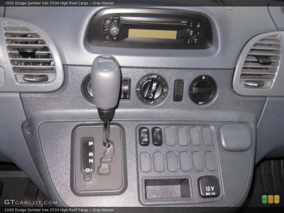 Gray Interior Controls for the 2006 Dodge Sprinter Van 3500 High Roof Cargo #38746588