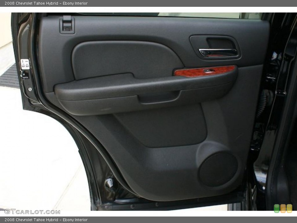 Ebony Interior Door Panel for the 2008 Chevrolet Tahoe Hybrid #38746864