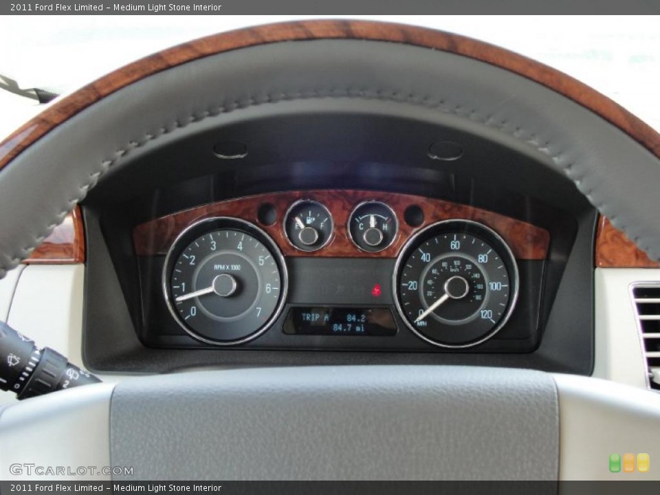 Medium Light Stone Interior Gauges for the 2011 Ford Flex Limited #38749764