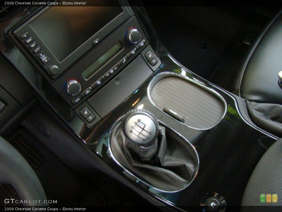 Ebony Interior Transmission for the 2009 Chevrolet Corvette Coupe #38749932