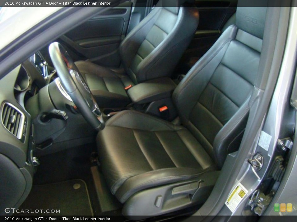 Titan Black Leather Interior Photo for the 2010 Volkswagen GTI 4 Door #38750144