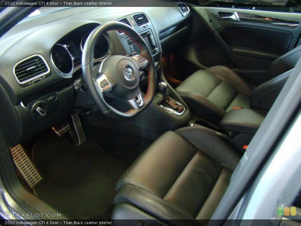 Titan Black Leather Interior Photo for the 2010 Volkswagen GTI 4 Door #38750172