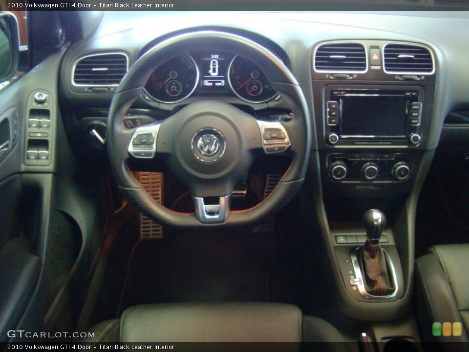 Titan Black Leather Interior Dashboard for the 2010 Volkswagen GTI 4 Door #38750196