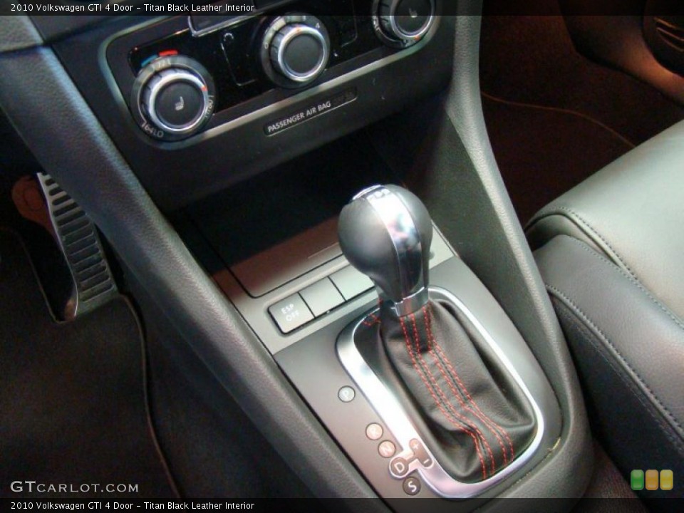 Titan Black Leather Interior Transmission for the 2010 Volkswagen GTI 4 Door #38750232