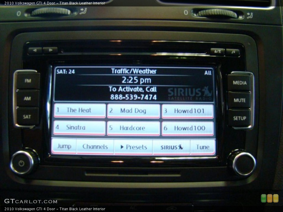 Titan Black Leather Interior Navigation for the 2010 Volkswagen GTI 4 Door #38750304