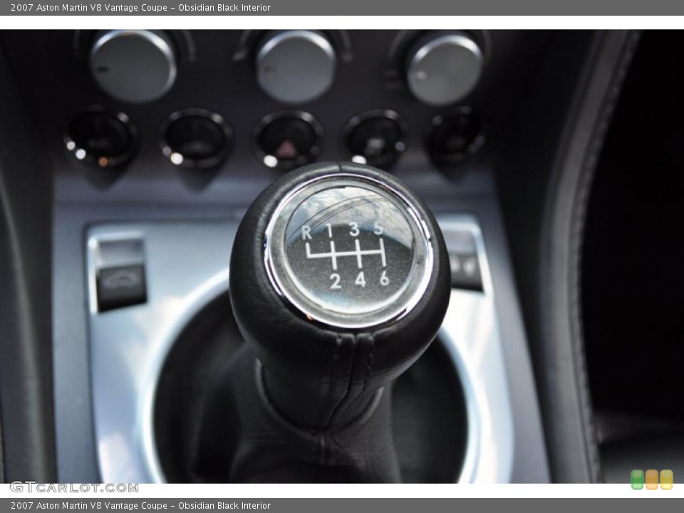 Obsidian Black Interior Transmission for the 2007 Aston Martin V8 Vantage Coupe #38751672