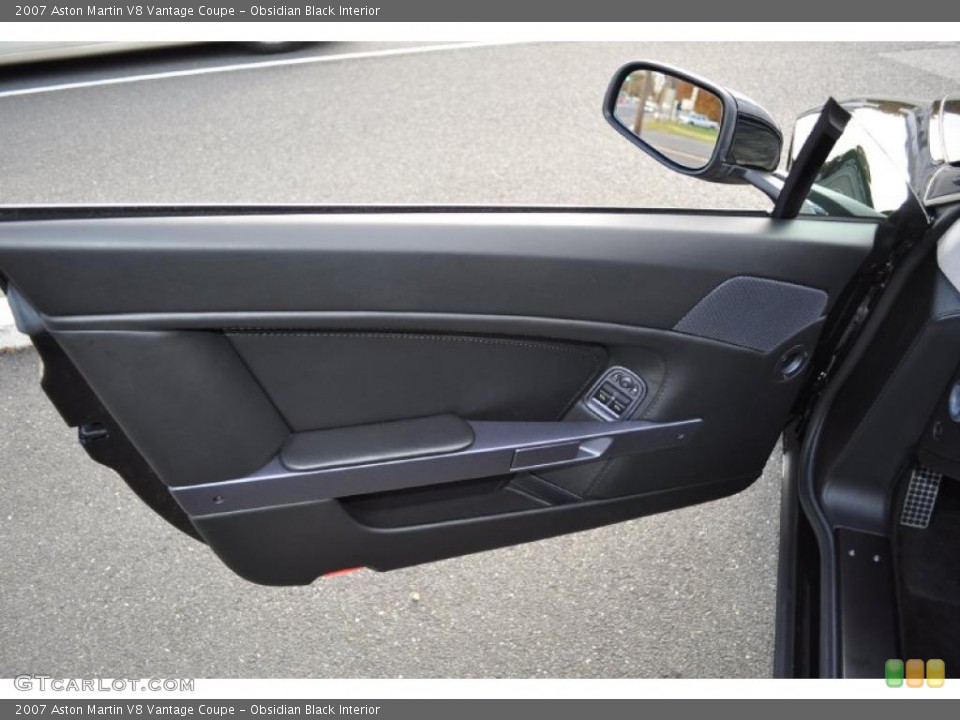 Obsidian Black Interior Door Panel for the 2007 Aston Martin V8 Vantage Coupe #38751792