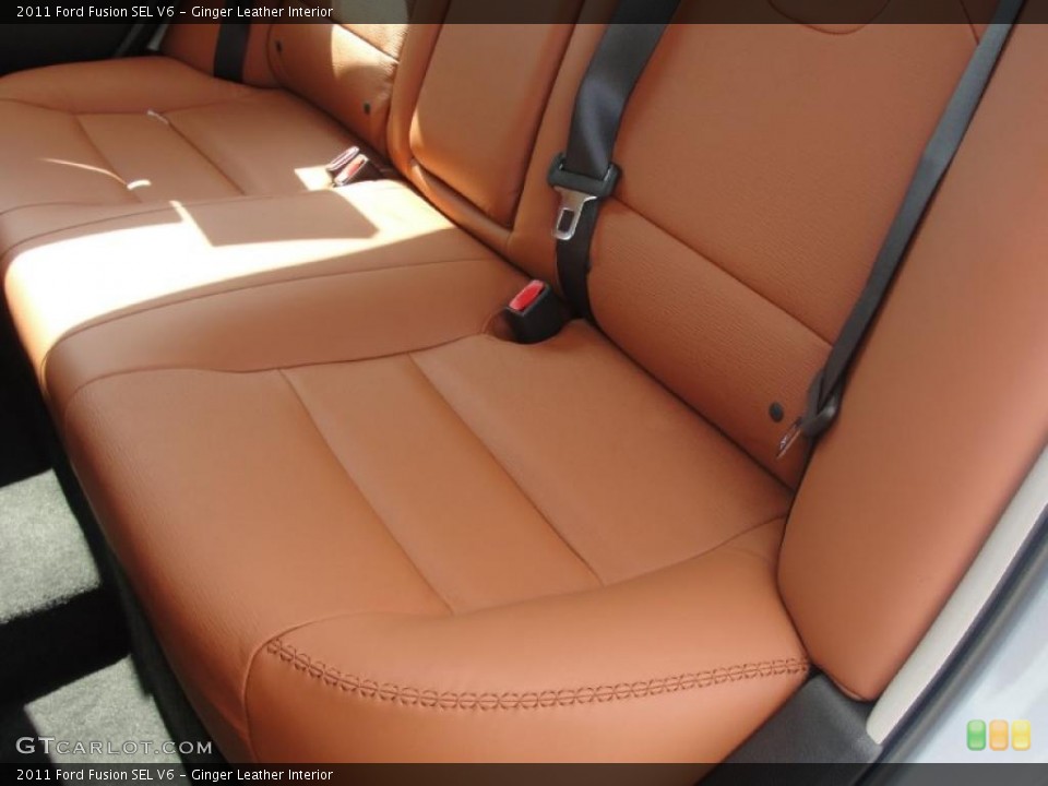 Ginger Leather Interior Photo for the 2011 Ford Fusion SEL V6 #38751892