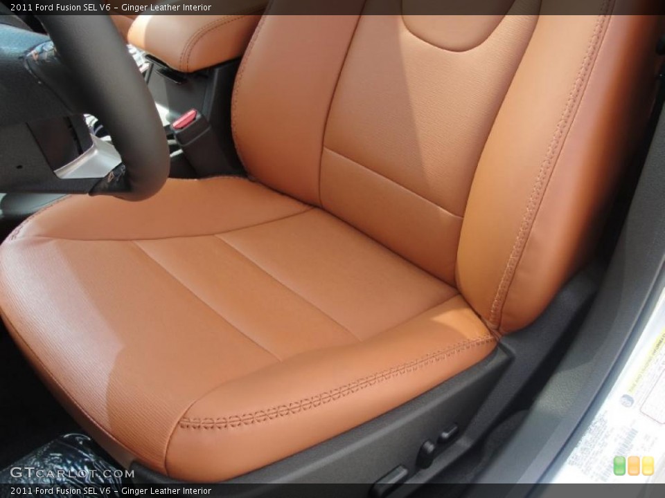 Ginger Leather Interior Photo for the 2011 Ford Fusion SEL V6 #38751940