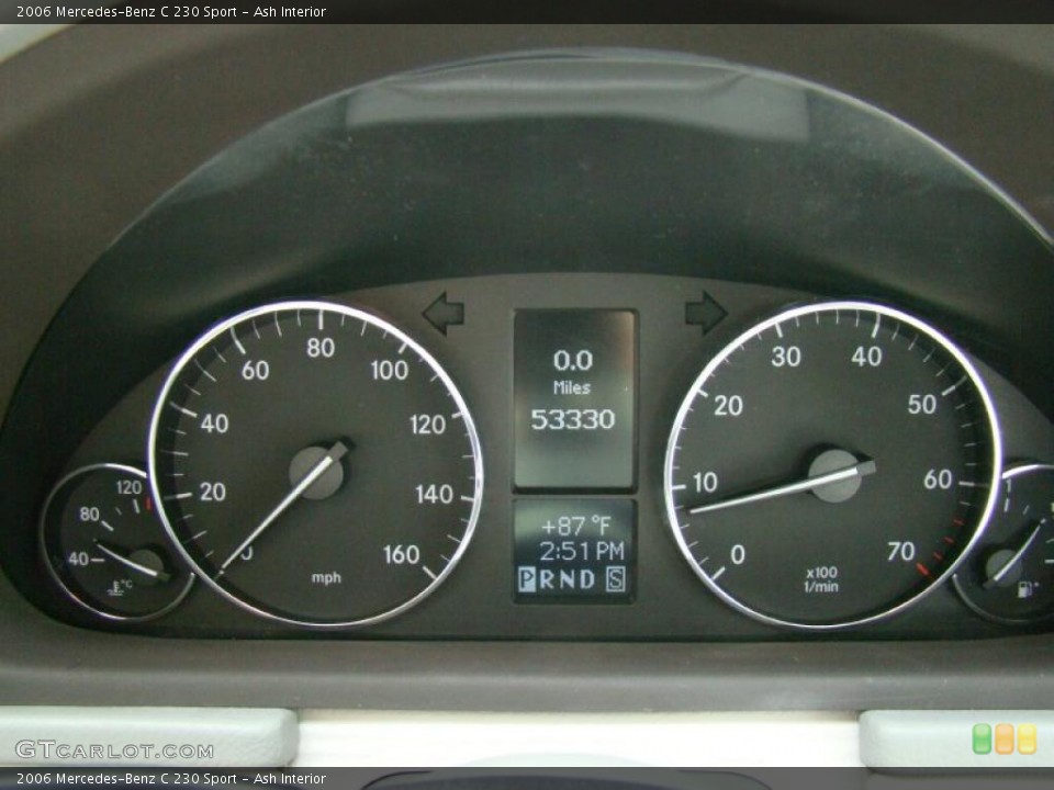 Ash Interior Gauges for the 2006 Mercedes-Benz C 230 Sport #38752392