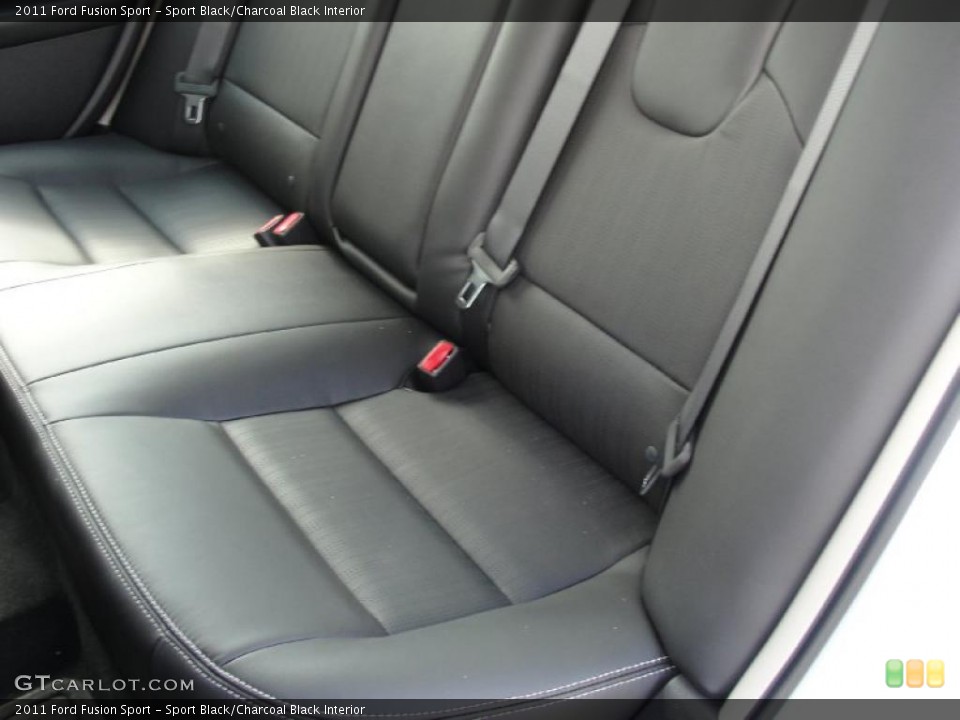 Sport Black/Charcoal Black Interior Photo for the 2011 Ford Fusion Sport #38752624