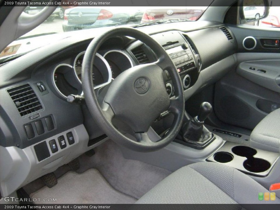 Graphite Gray Interior Prime Interior for the 2009 Toyota Tacoma Access Cab 4x4 #38753272