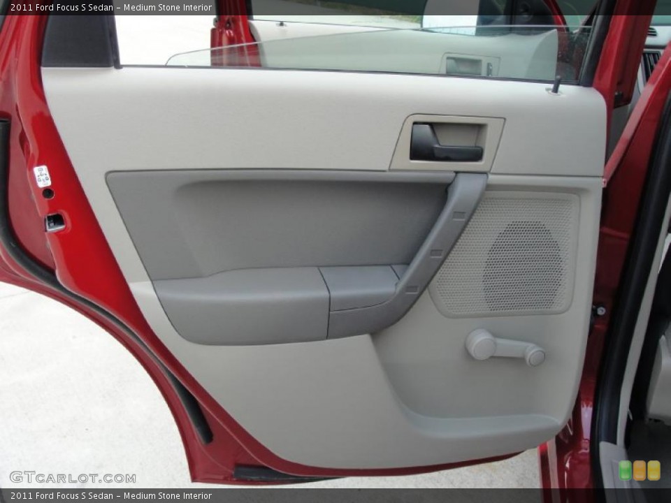 Medium Stone Interior Door Panel for the 2011 Ford Focus S Sedan #38753280