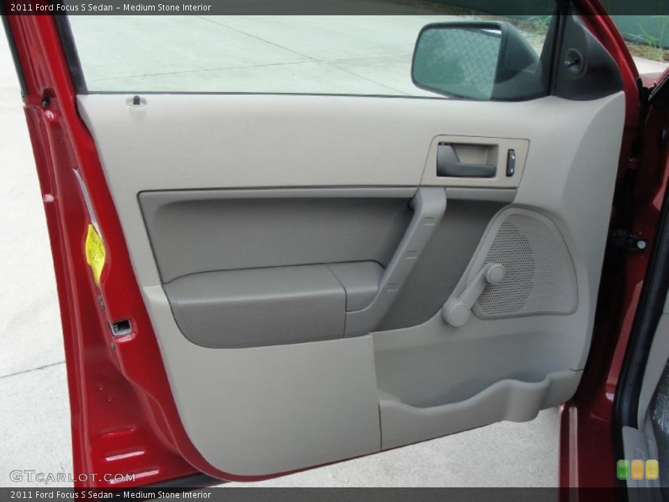 Medium Stone Interior Door Panel for the 2011 Ford Focus S Sedan #38753308