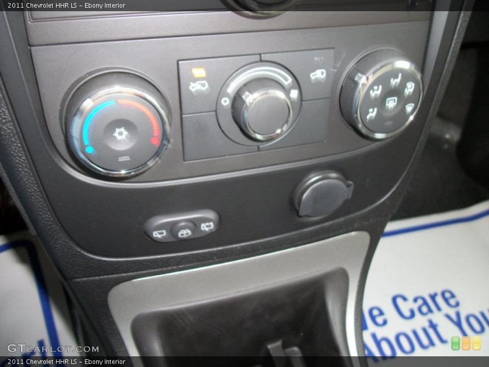 Ebony Interior Controls for the 2011 Chevrolet HHR LS #38754000