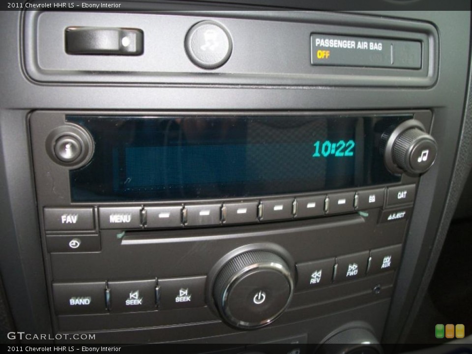 Ebony Interior Controls for the 2011 Chevrolet HHR LS #38754008