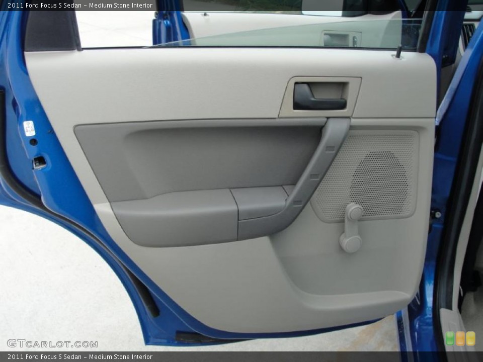 Medium Stone Interior Door Panel for the 2011 Ford Focus S Sedan #38754500