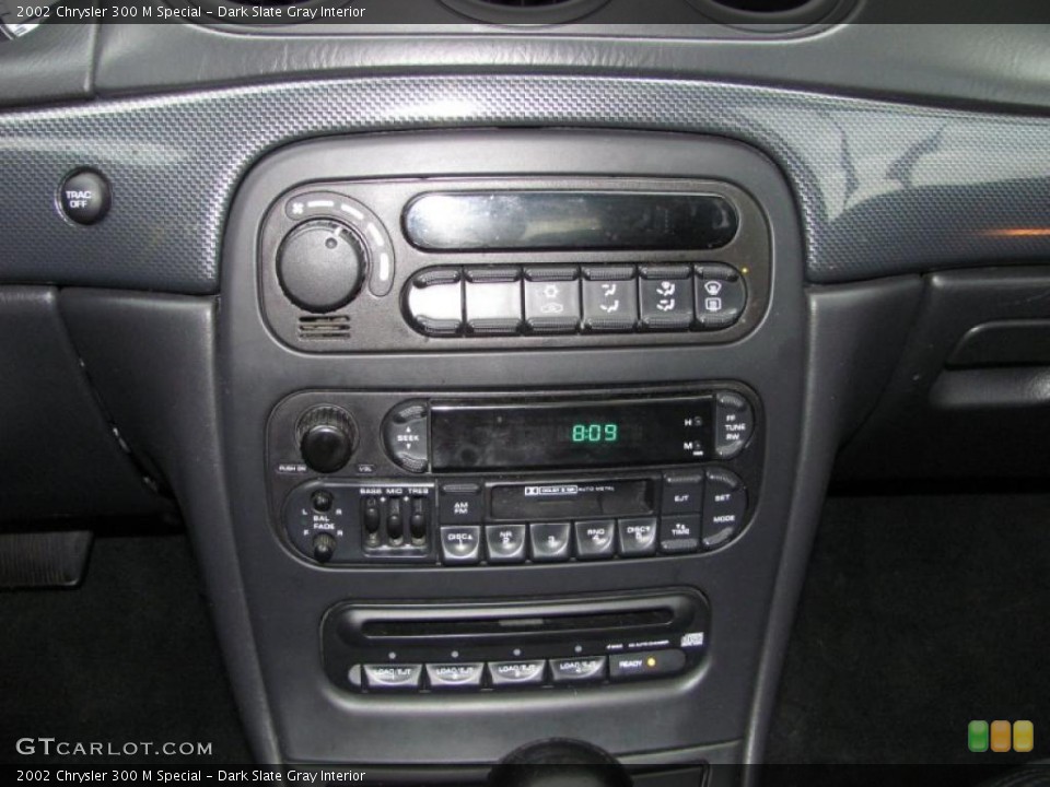 Dark Slate Gray Interior Controls for the 2002 Chrysler 300 M Special #38754916