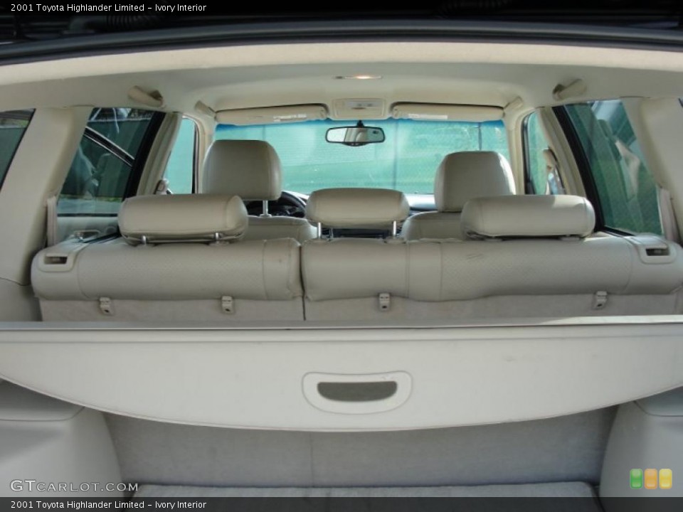 Ivory Interior Trunk for the 2001 Toyota Highlander Limited #38755776