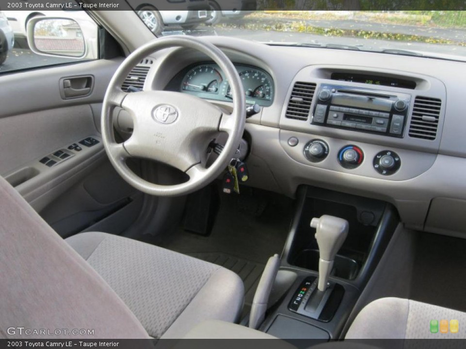 Taupe Interior Photo for the 2003 Toyota Camry LE #38756388
