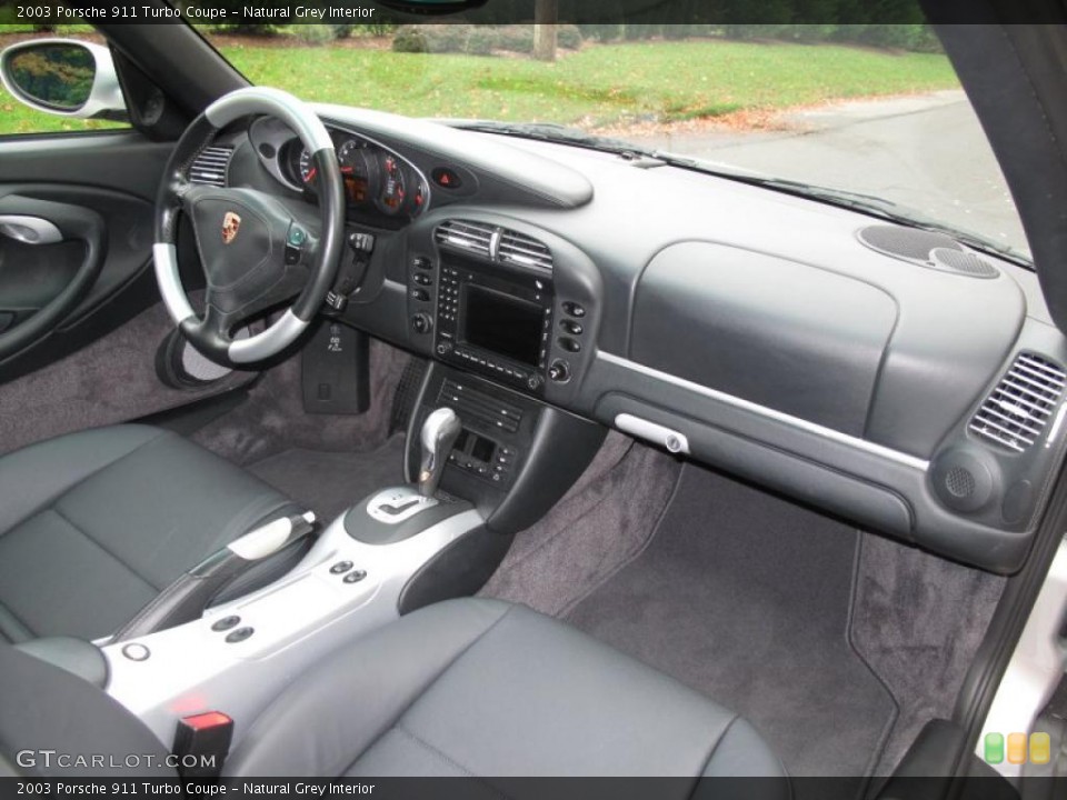 Natural Grey Interior Dashboard for the 2003 Porsche 911 Turbo Coupe #38757824