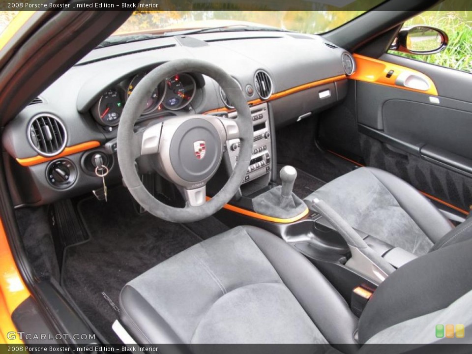 Black Interior Prime Interior for the 2008 Porsche Boxster Limited Edition #38758588