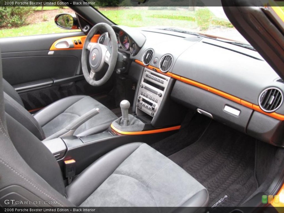 Black Interior Dashboard for the 2008 Porsche Boxster Limited Edition #38758620
