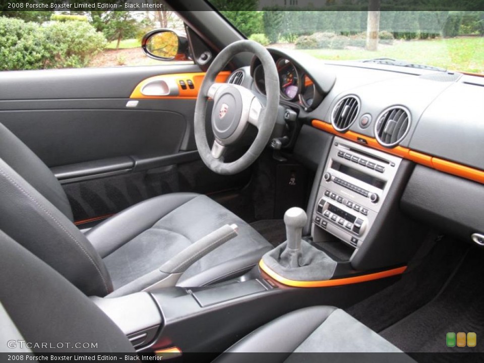 Black Interior Dashboard for the 2008 Porsche Boxster Limited Edition #38758652