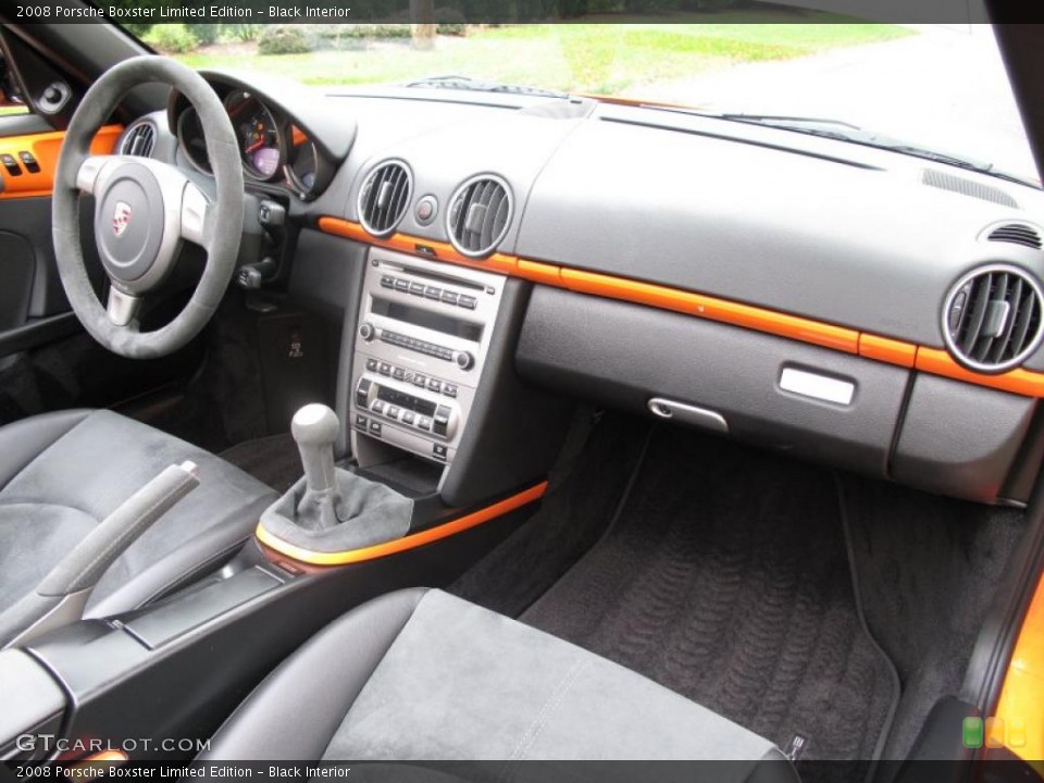 Black Interior Dashboard for the 2008 Porsche Boxster Limited Edition #38758668