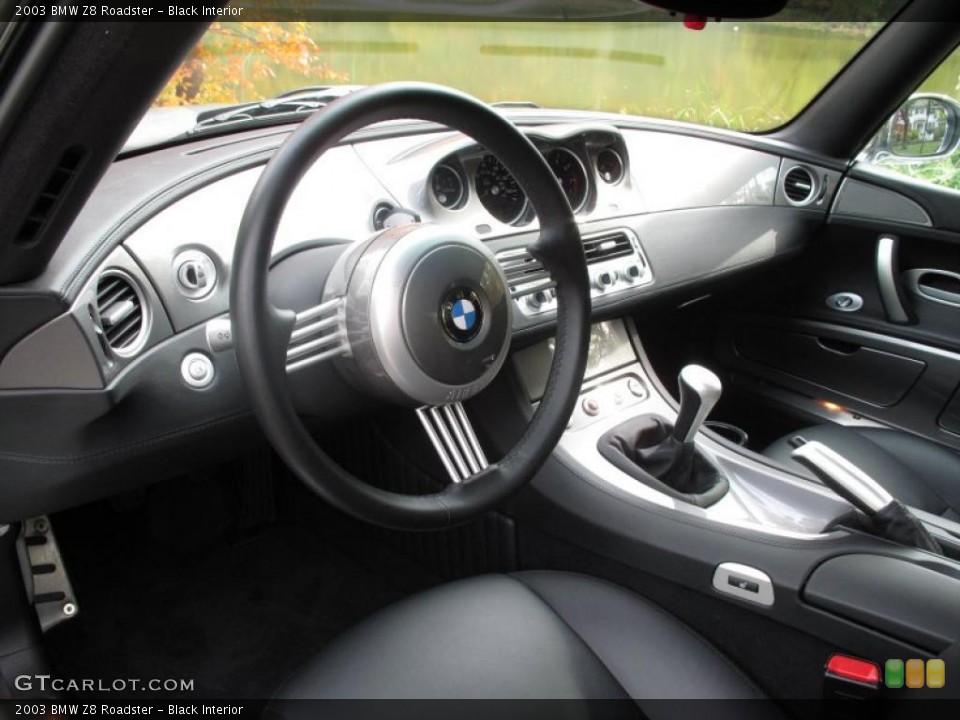 Black Interior Prime Interior for the 2003 BMW Z8 Roadster #38758916