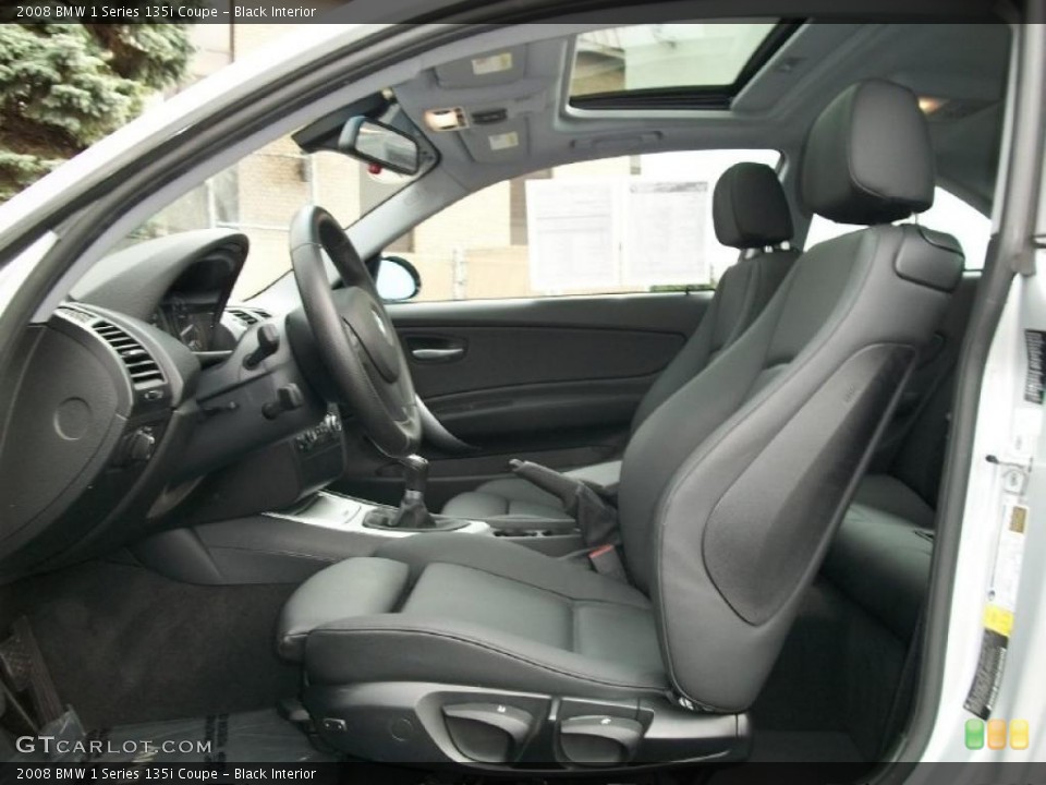 Black Interior Photo for the 2008 BMW 1 Series 135i Coupe #38759264
