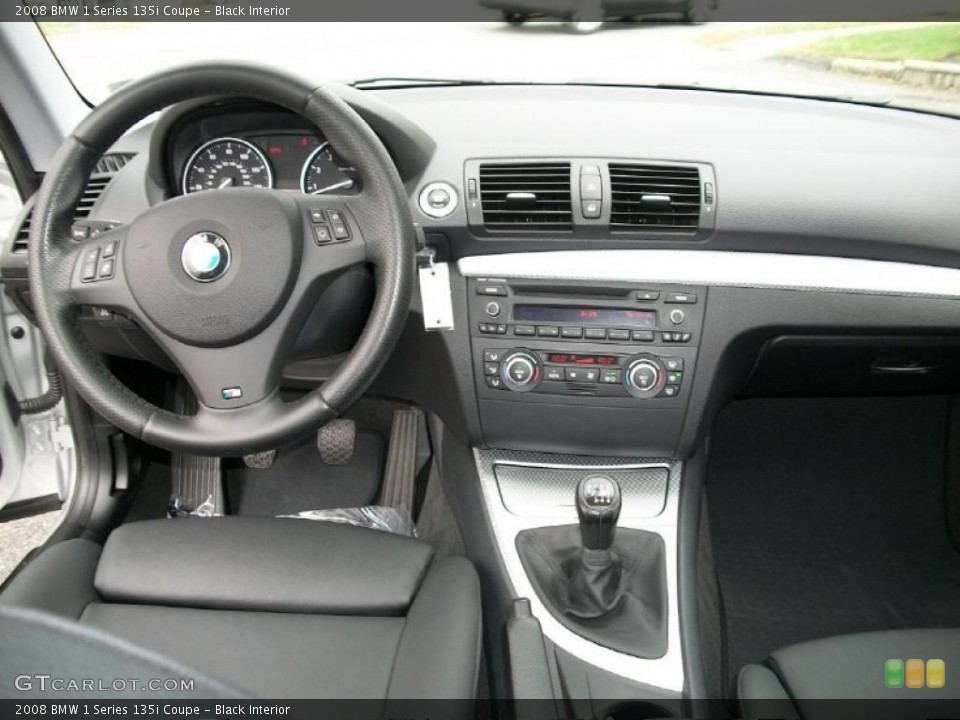 Black Interior Dashboard for the 2008 BMW 1 Series 135i Coupe #38759280