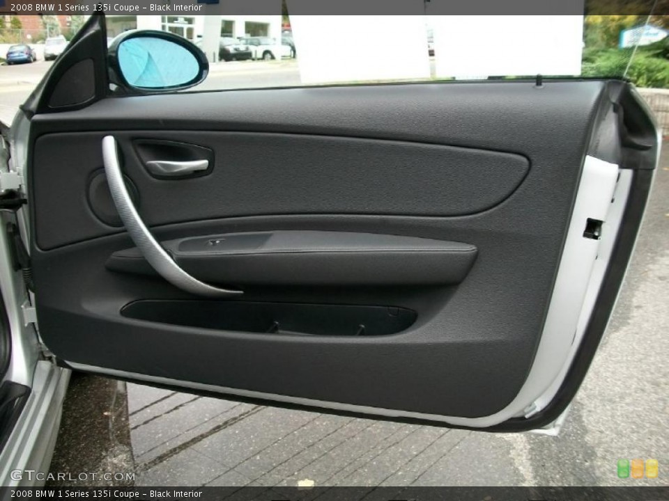 Black Interior Door Panel for the 2008 BMW 1 Series 135i Coupe #38759460