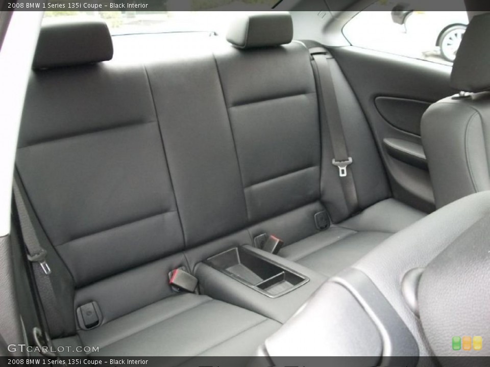 Black Interior Photo for the 2008 BMW 1 Series 135i Coupe #38759472