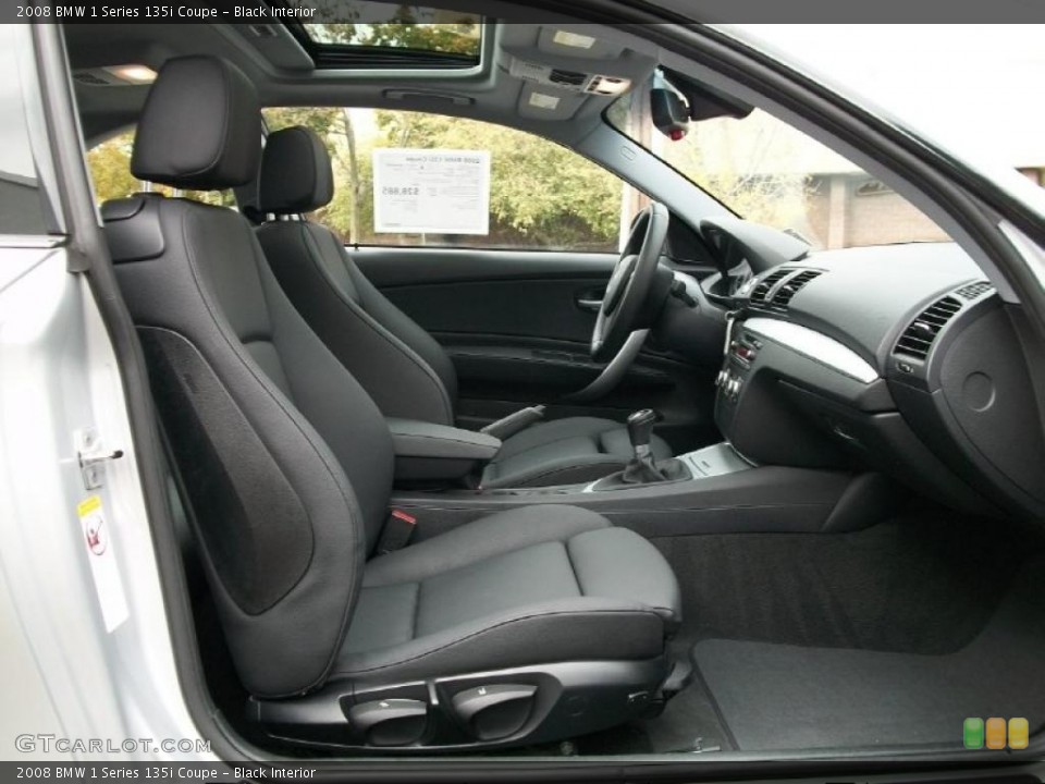 Black Interior Photo for the 2008 BMW 1 Series 135i Coupe #38759528