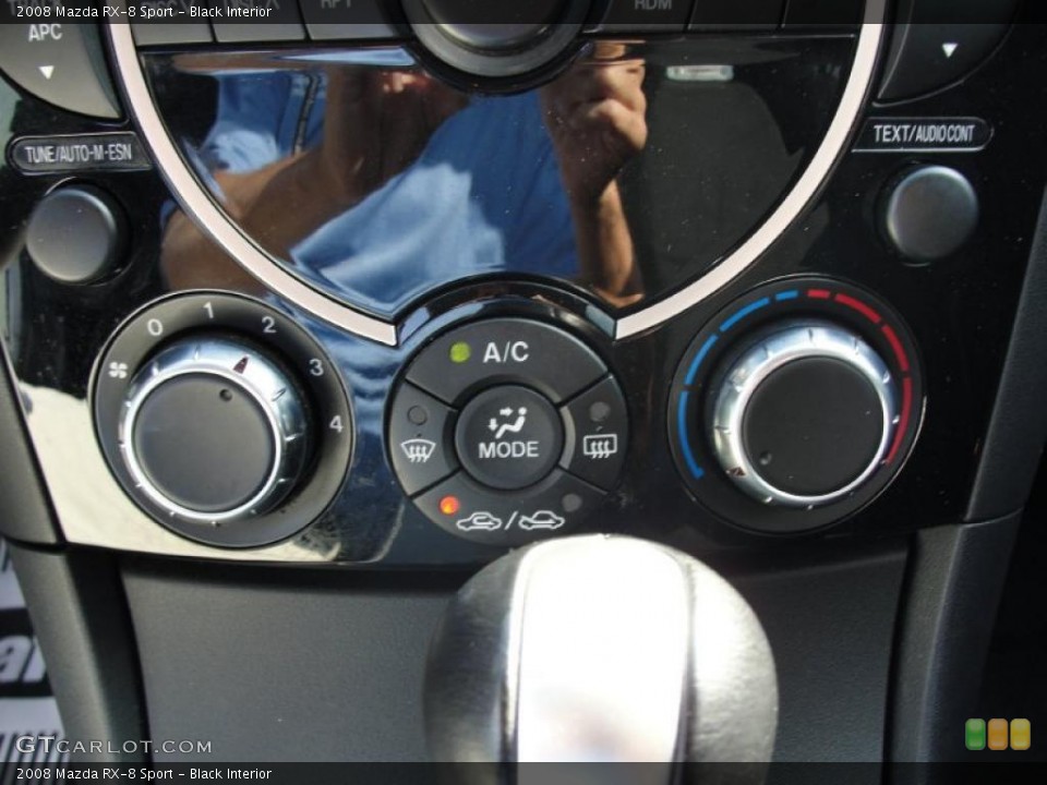 Black Interior Controls for the 2008 Mazda RX-8 Sport #38760808