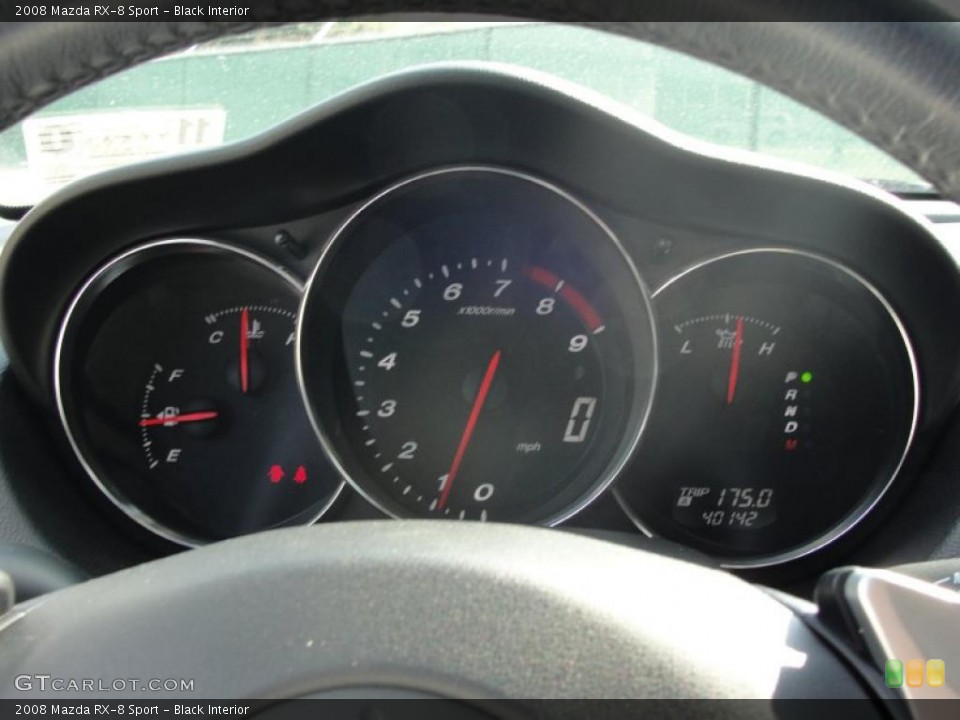 Black Interior Gauges for the 2008 Mazda RX-8 Sport #38760908