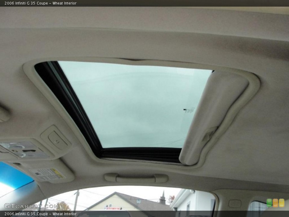 Wheat Interior Sunroof for the 2006 Infiniti G 35 Coupe #38762992