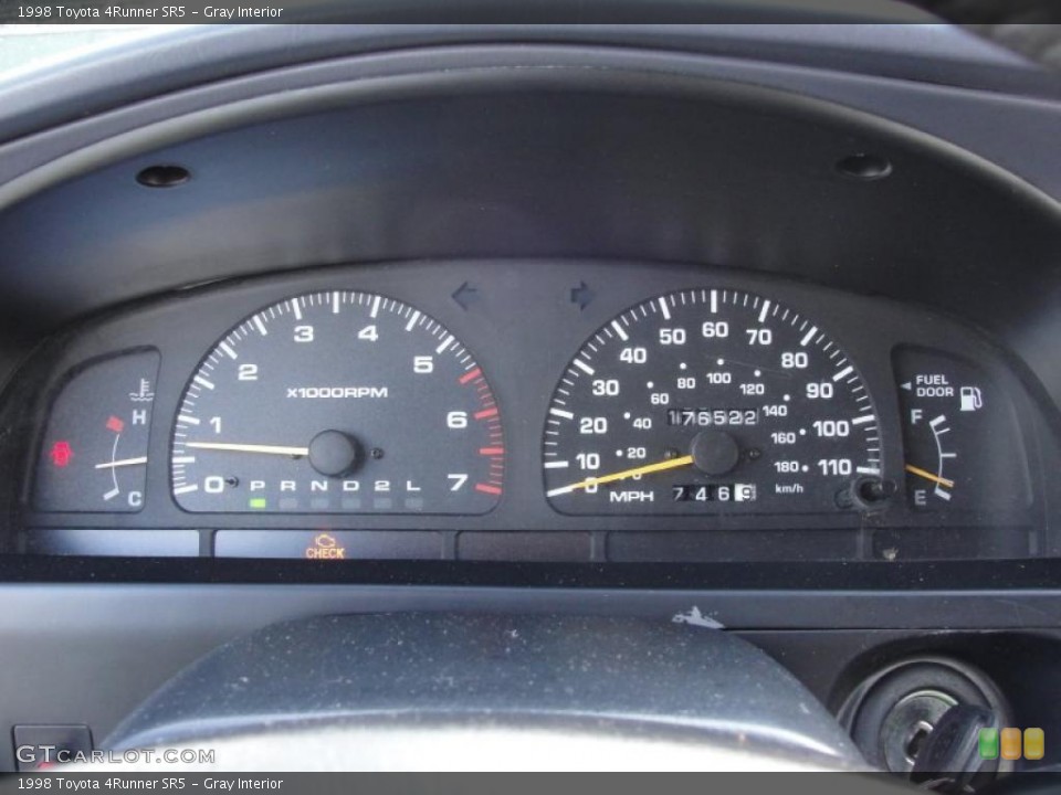 Gray Interior Gauges for the 1998 Toyota 4Runner SR5 #38763104