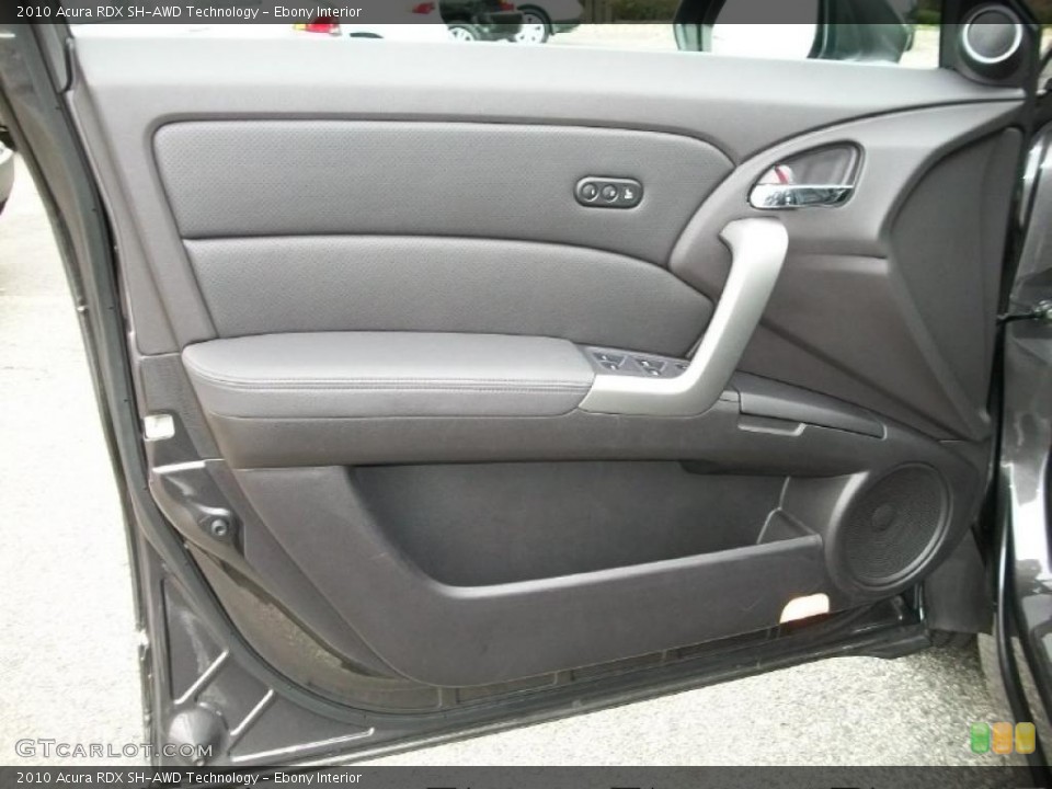 Ebony Interior Door Panel for the 2010 Acura RDX SH-AWD Technology #38763924