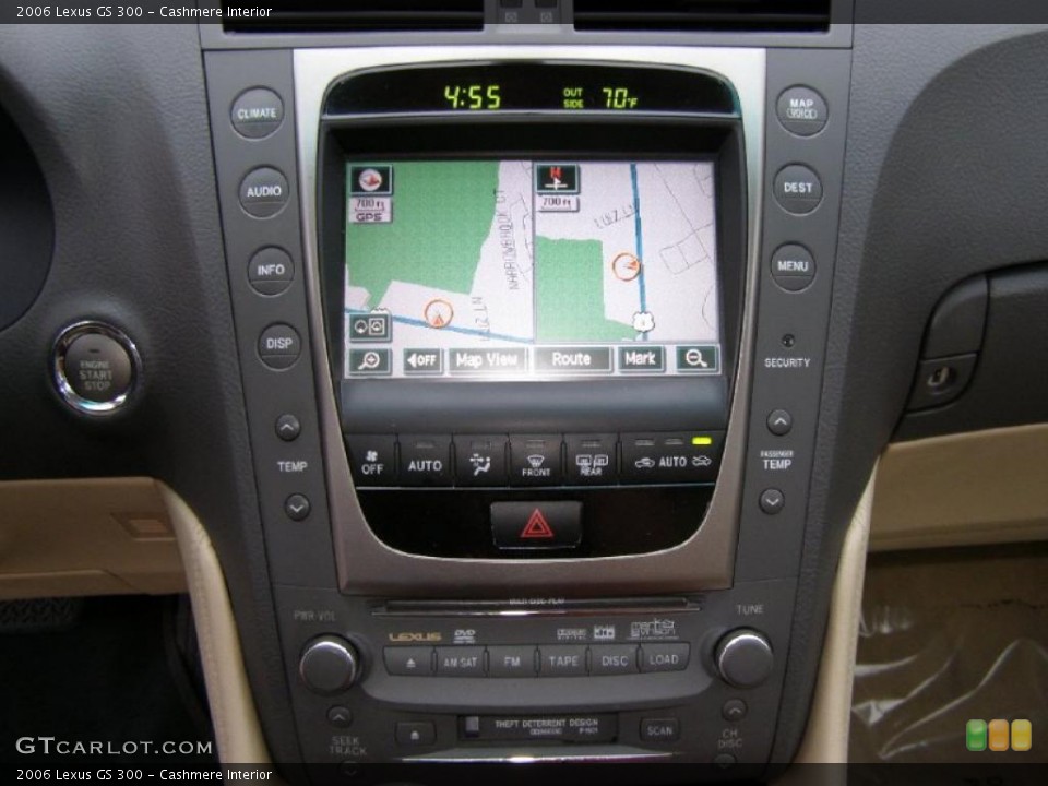 Cashmere Interior Navigation for the 2006 Lexus GS 300 #38763956